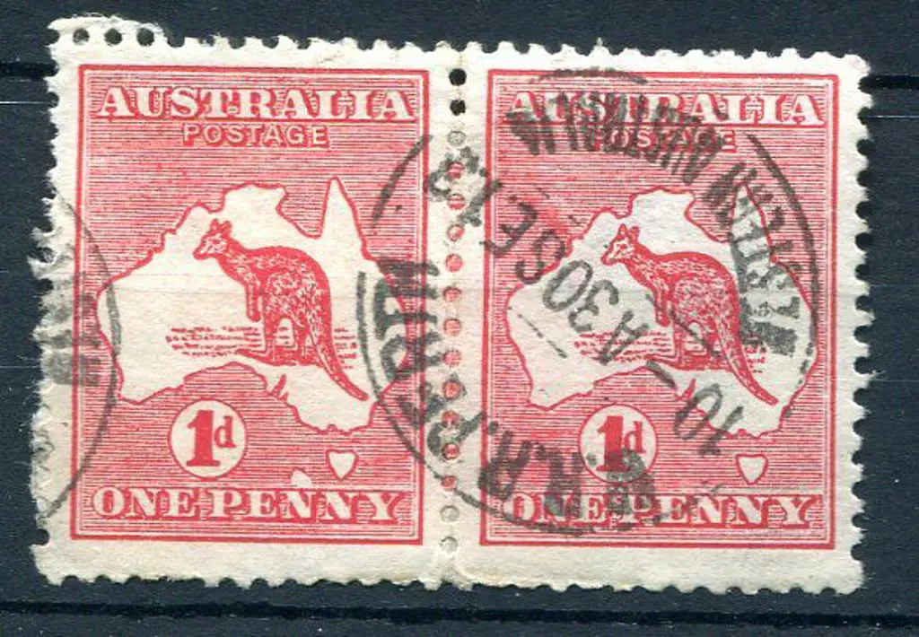 1d red, positional plate E pair L.25 & 26 with ... Image 1++