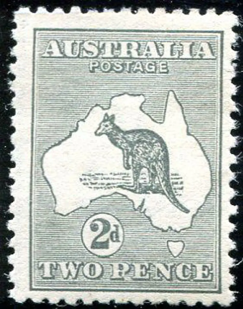 2d grey with inverted wmk & "Bence" for "Pence" ... Image 1++