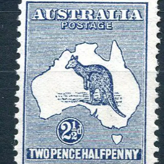2½d indigo. Fine MUH & well centred. SG 4, ACSC ...