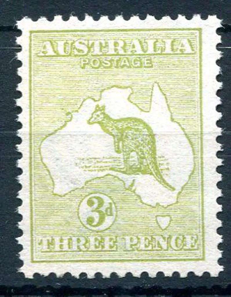 3d olive. MVLH with good centering. SG 5, ACSC ... Image 1++