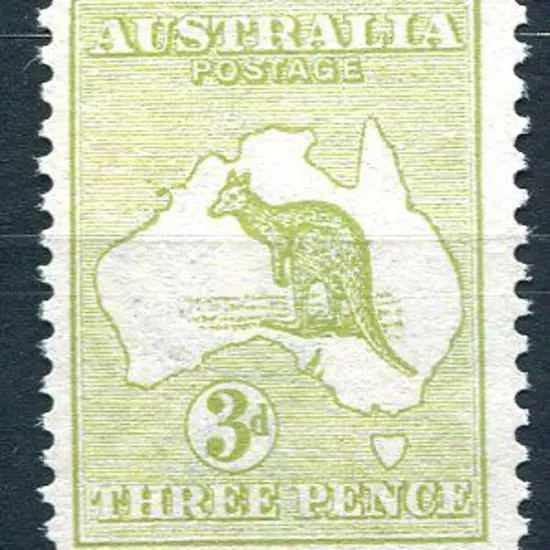 3d olive. MVLH with good centering. SG 5, ACSC ...