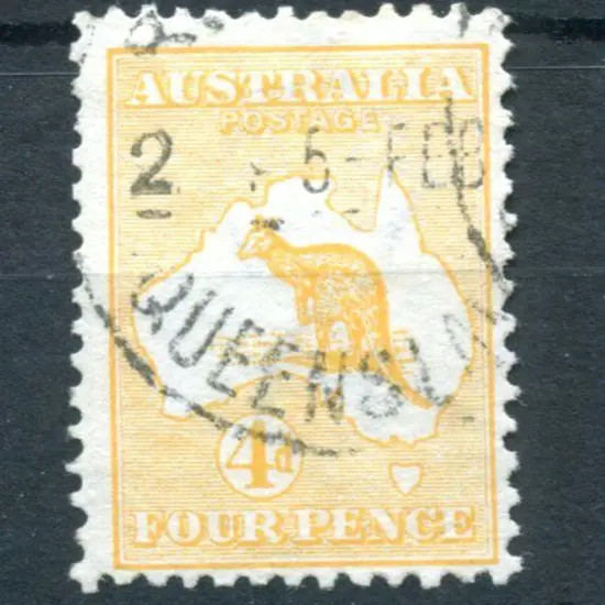 4d yellow-orange. F/U, centred low. ACSC 15F, Cat. ...