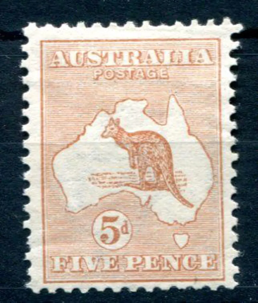 5d pale chestnut MH with diagonal crease. ACSC ... Image 1++