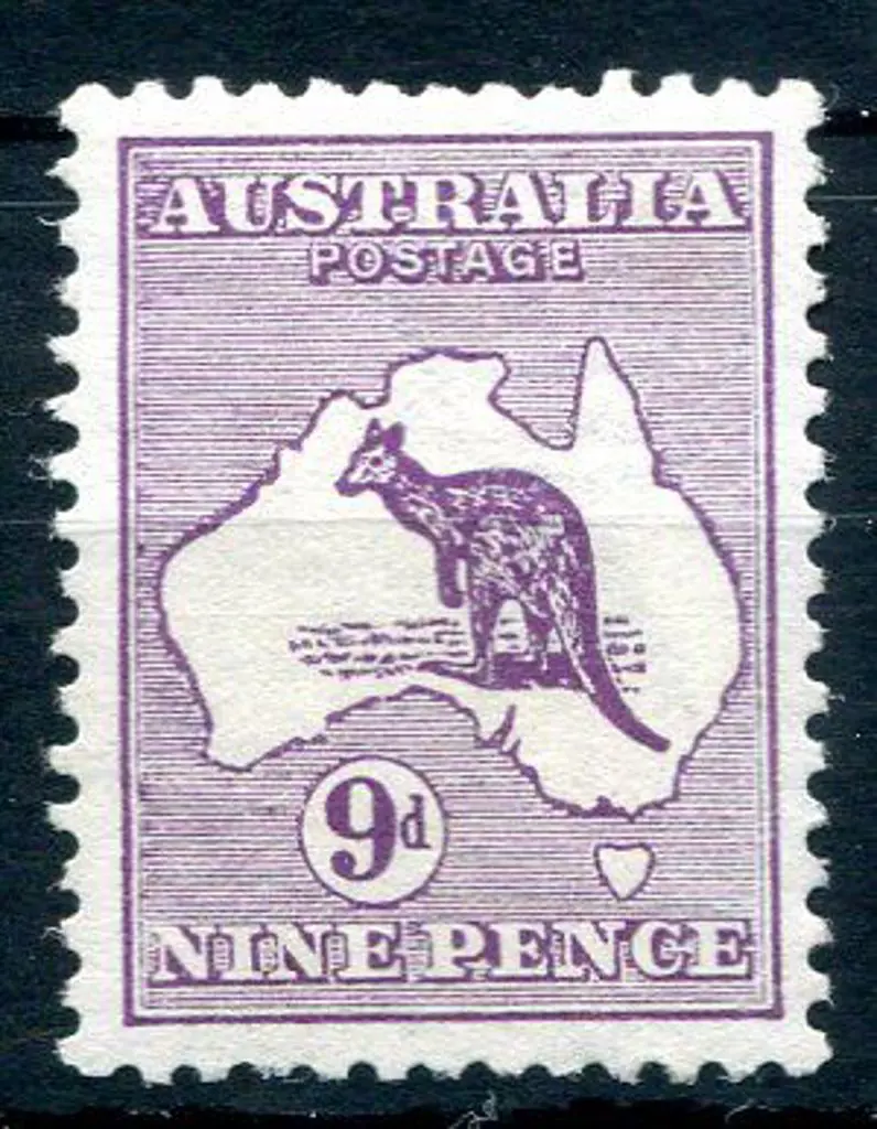 9d violet. MVLH verging on MUH & well centered. SG ... Image 1++