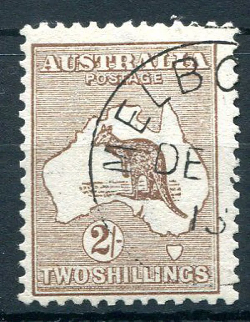2/- brown CTO with MLH gum. SG 12, ACSC 35Awb, ... Image 1++