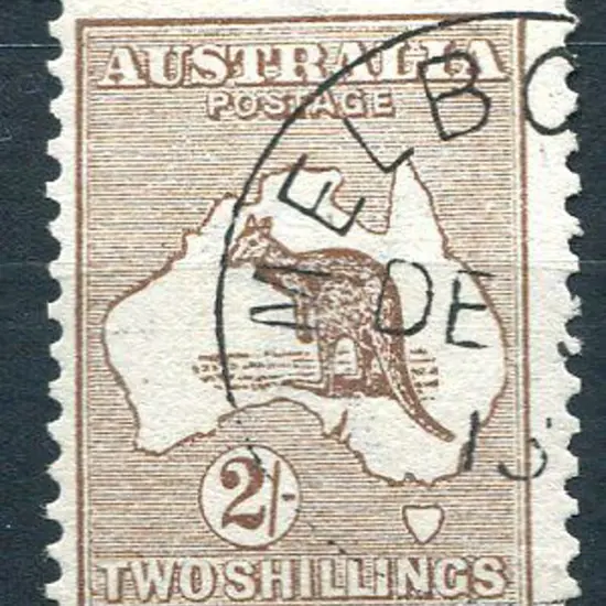 2/- brown CTO with MLH gum. SG 12, ACSC 35Awb, ...
