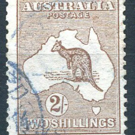 2/- brown. Fine used with lower left corner cds. ...