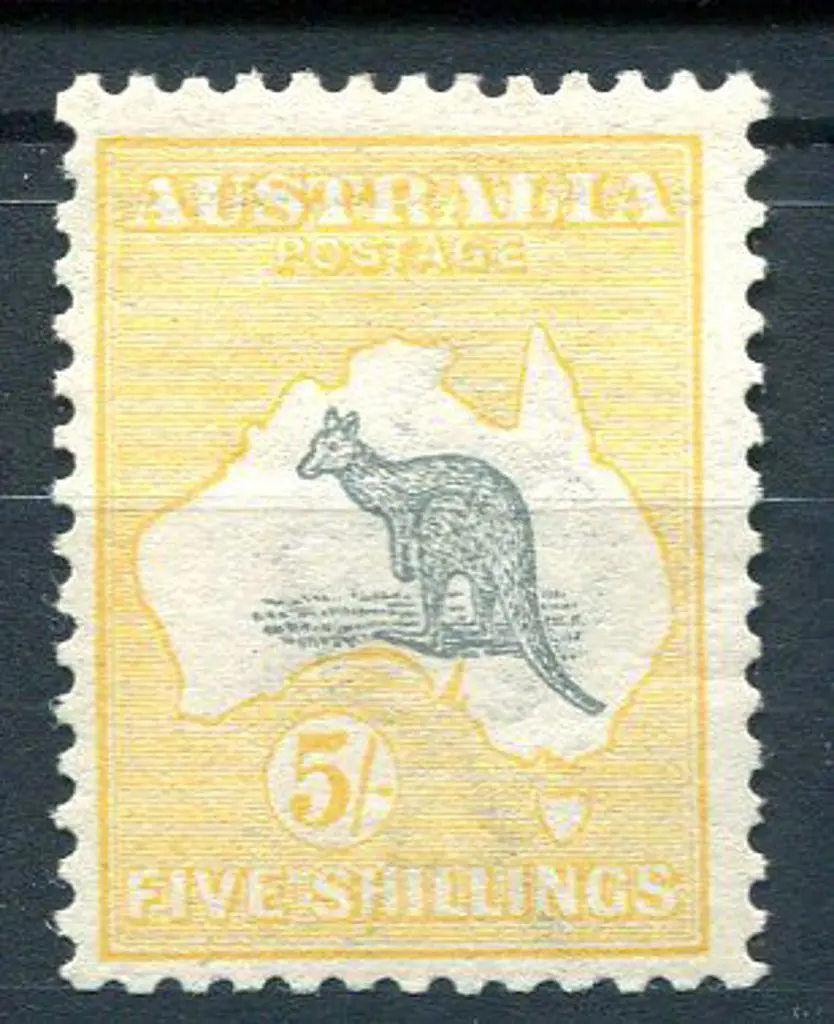 5/- grey & chrome. MLH with light gum toning. ... Image 1++