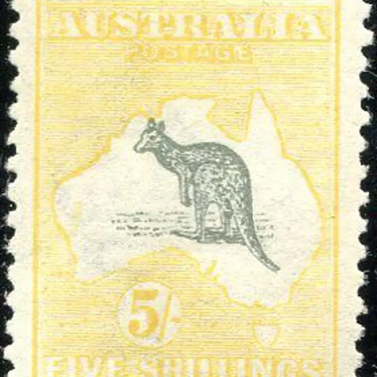 5/- grey & pale yellow. Superb MUH with fresh ...