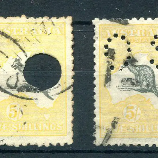 5/- grey-black & chrome with large telegraph ...