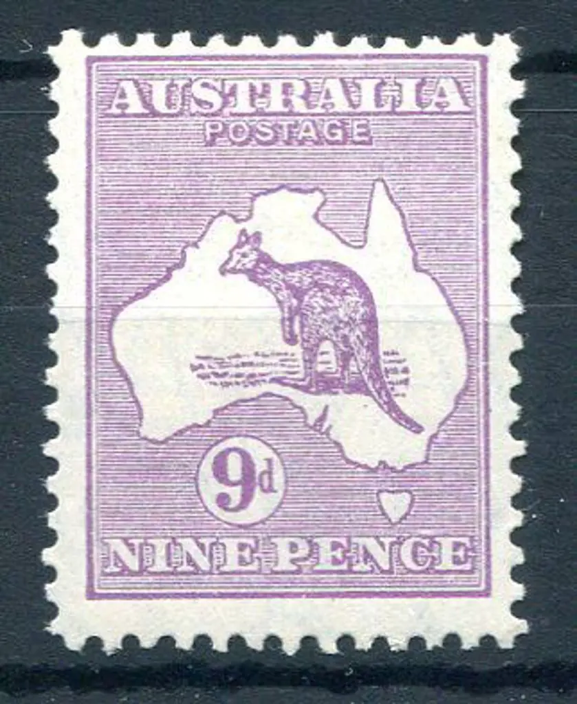 1929/30 Small Multiple Watermark 9d violet with ... Image 1++