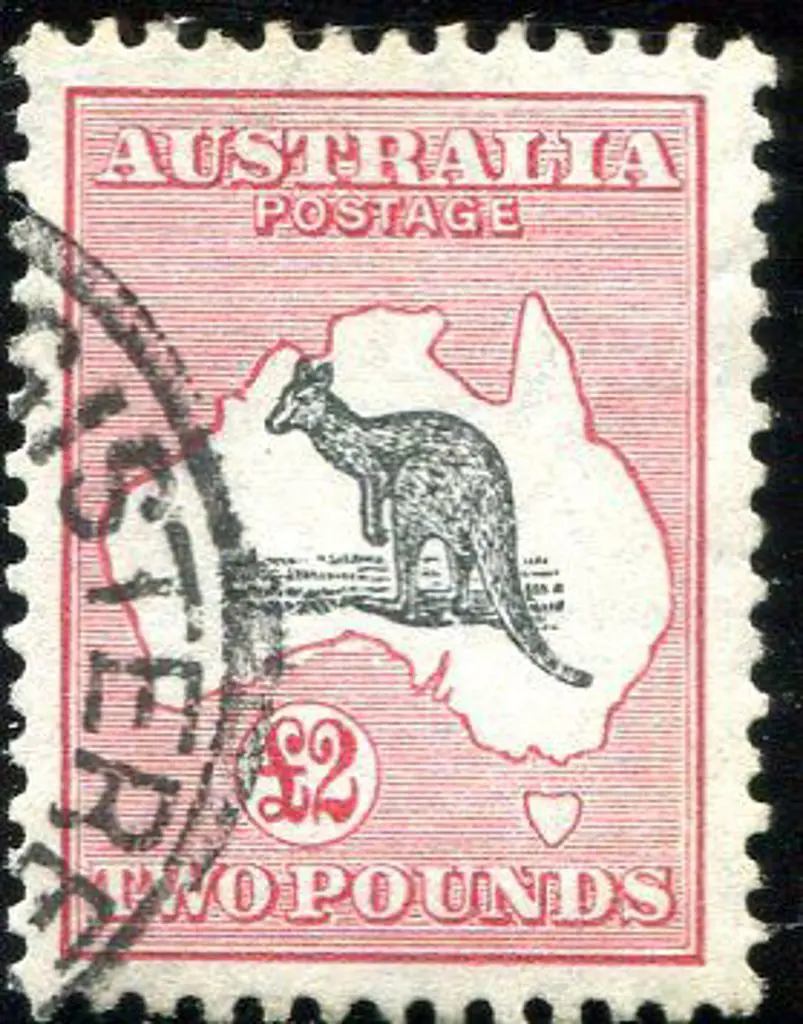 1929/30 Small Multiple Watermark £2 grey & rose ... Image 1++