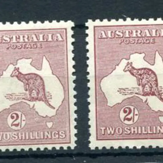 1931-47 CofA 6d MH, 9d MLH, 2/- types A & B both ...