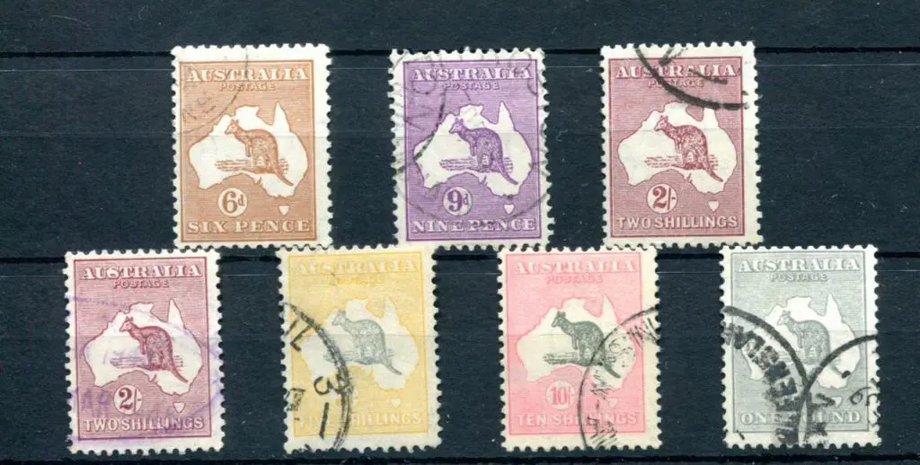 1931-47 CofA 6d to £1 grey good to fine used ... Image 1++