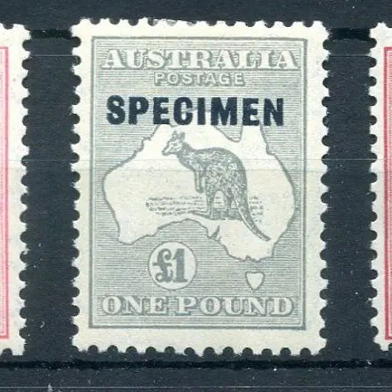 1931-47 CofA 10/- grey & pink MUH, £1 grey MVLH & ...