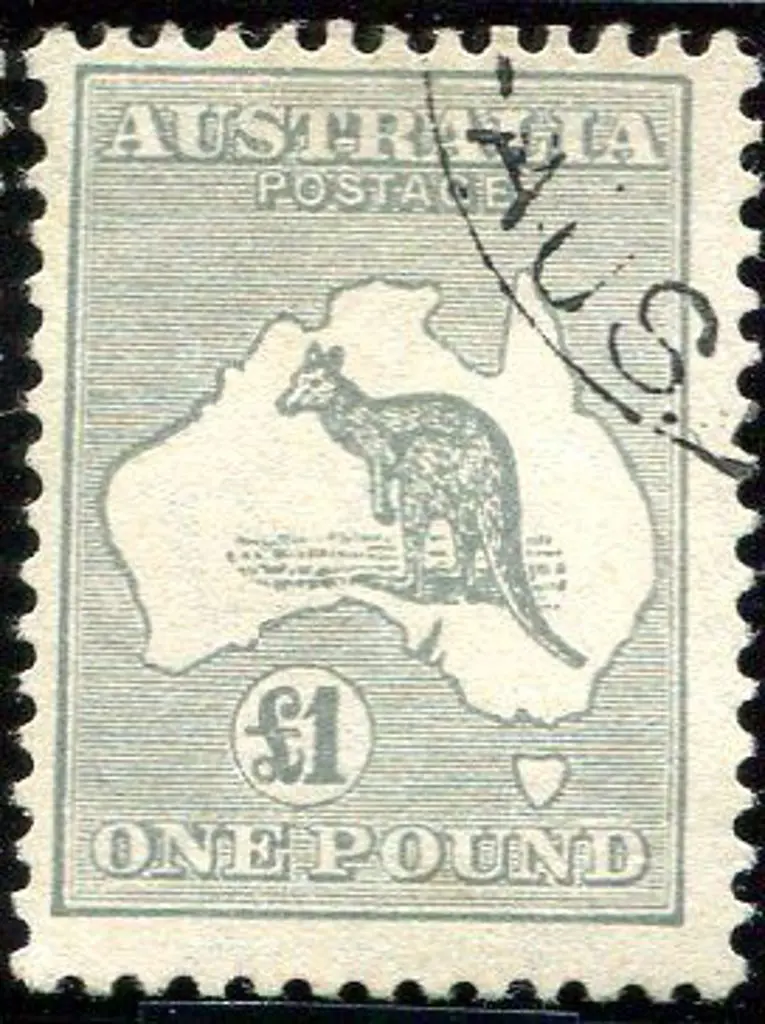 1931-47 CofA £1 grey. Fine used, centered top ... Image 1++