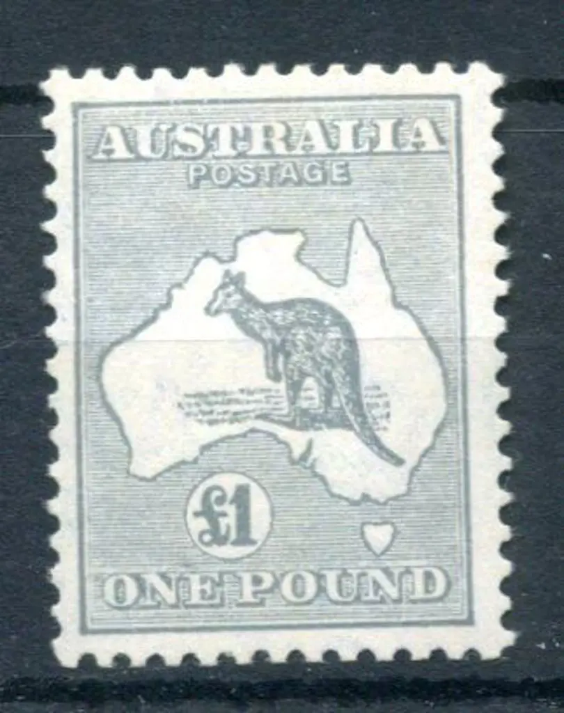 1931-47 CofA £1 grey. MVLH & well centred. SG 137, ... Image 1++
