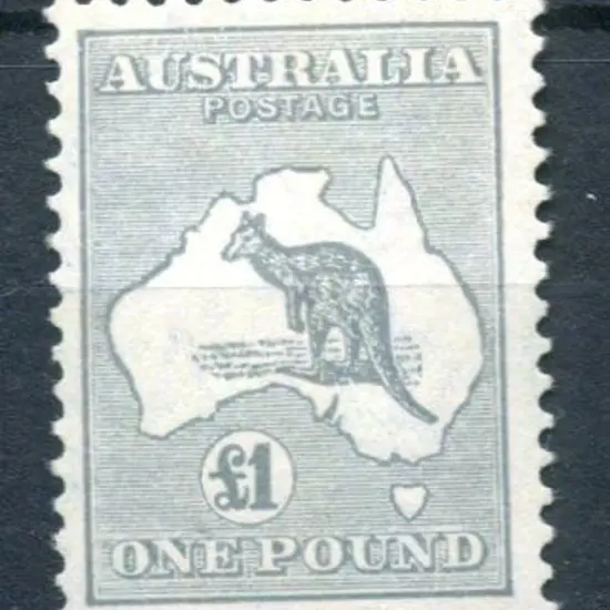 1931-47 CofA £1 grey. MVLH & well centred. SG 137, ...