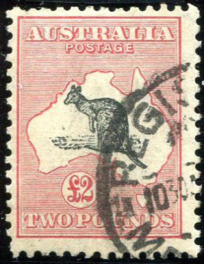1931-47 CofA £2 grey-black & rose-crimson. Centred ... Image 1++
