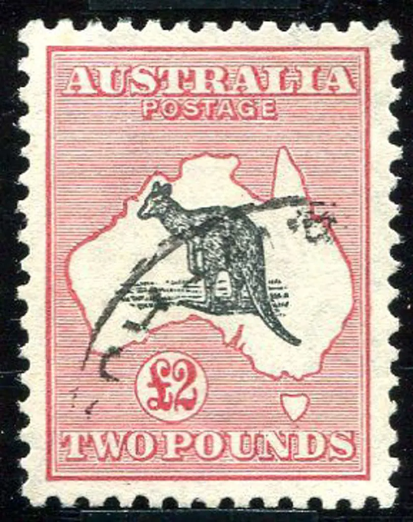 1931-47 CofA £2 grey-black & rose crimson. Superb ... Image 1++