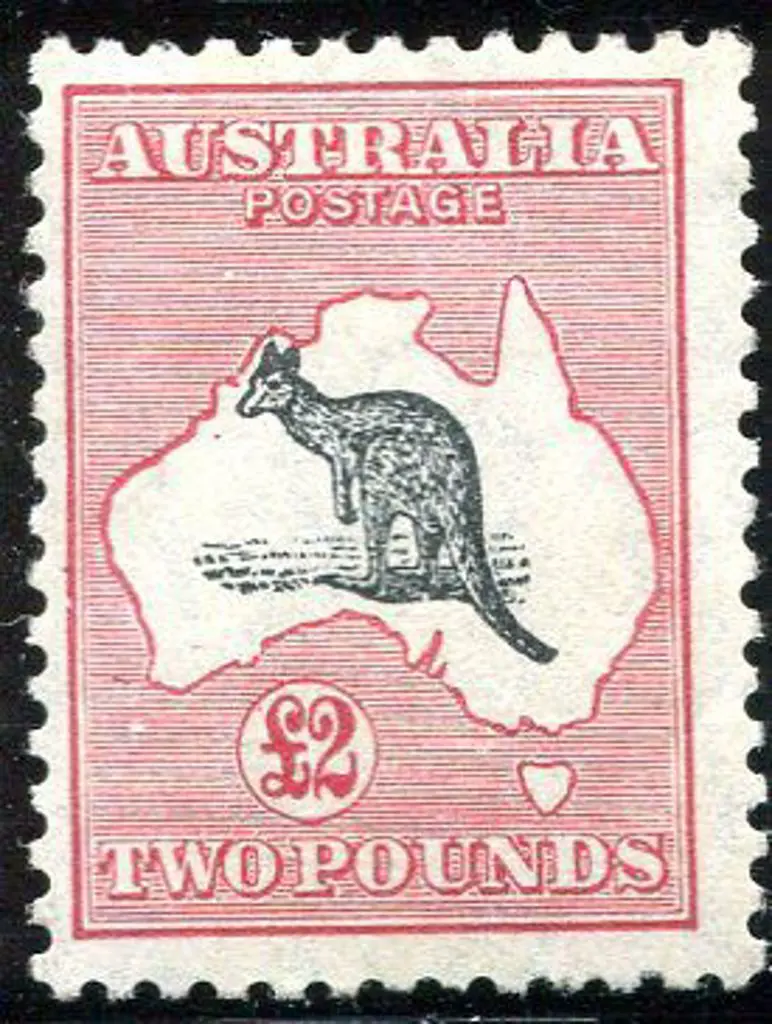1931-47 CofA £2 grey-black & rose-crimson. MVLH ... Image 1++