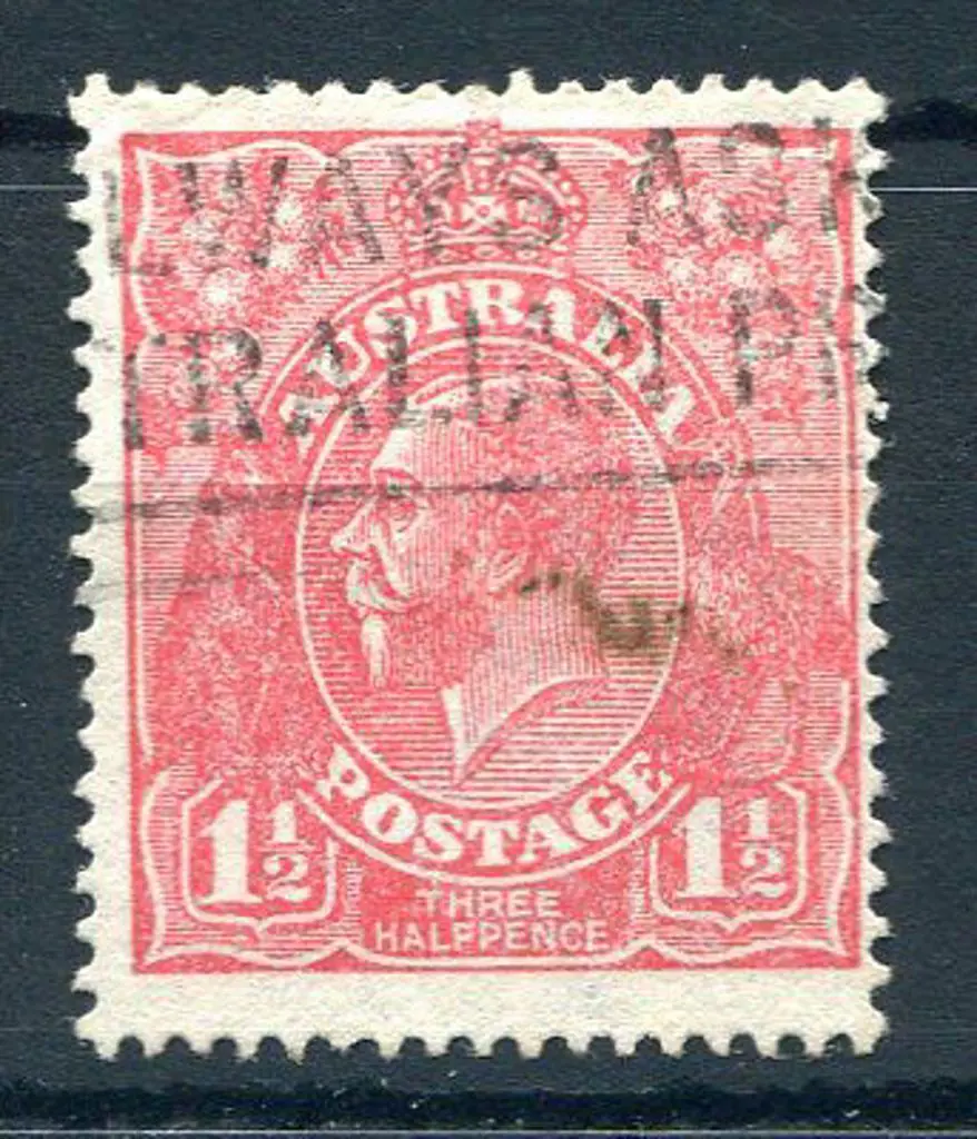 1914-20 Single Watermark 1½d pale pink with ... Image 1++