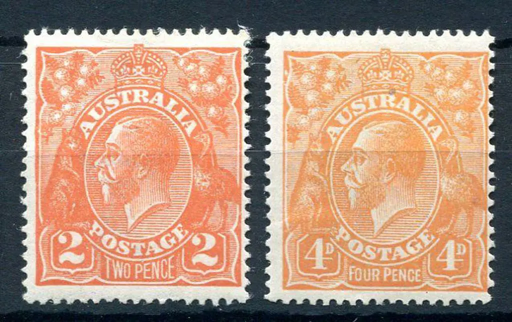 1914-20 Single Watermark 2d orange with "upper ... Image 1++