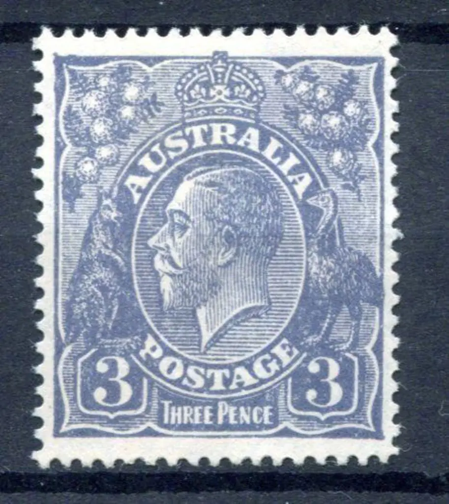 1918-20 Large Multiple Watermark Perf.14 3d blue ... Image 1++