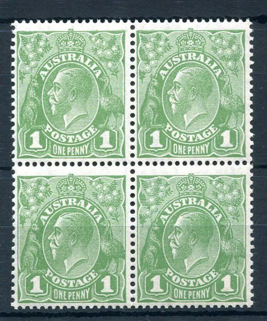 1926-30 Small Multiple Watermark Perf. 13½x12½ 1d ... Image 1++
