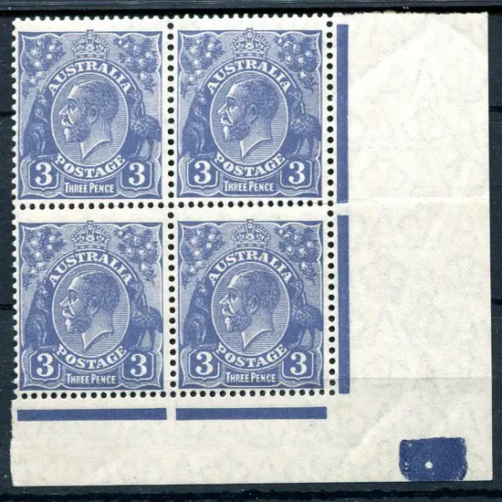 1926-30 Small Multiple Watermark Perf. 13½x12½ 3d ...