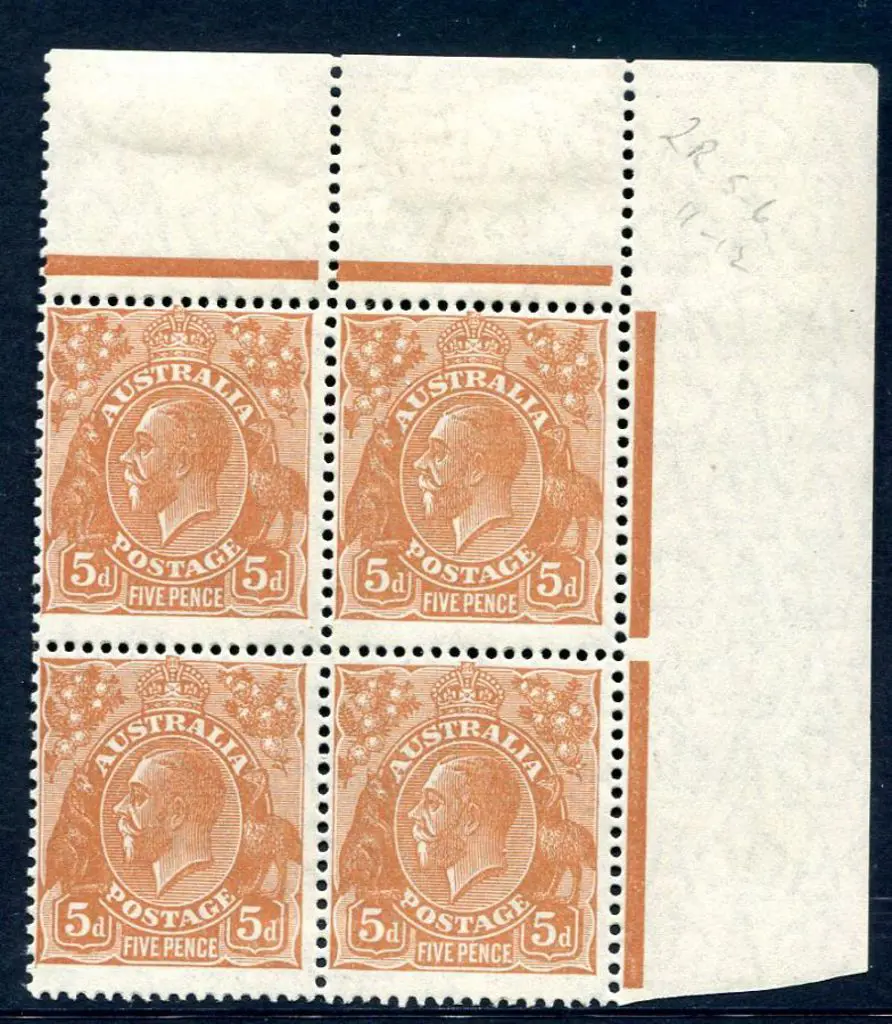 1926-30 Small Multiple Watermark Perf. 13½x12½ 5d ... Image 1++
