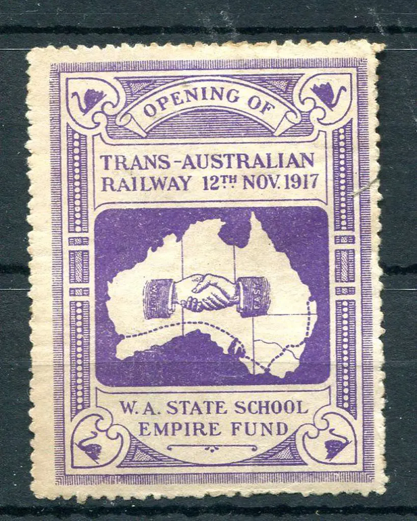 1917 (12 Nov) Opening of Trans-Australian Railway ... Image 1++