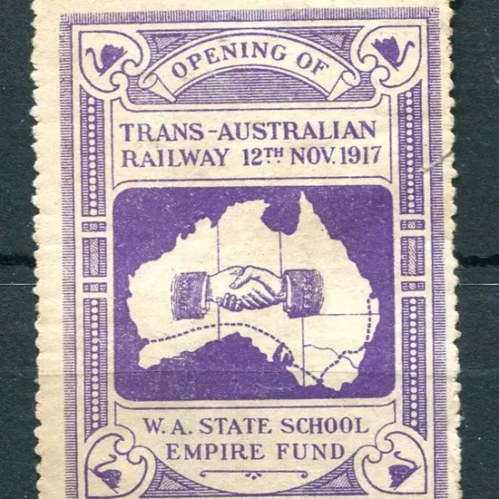 1917 (12 Nov) Opening of Trans-Australian Railway ...