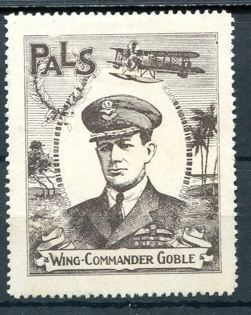 1924 Pals Label in chocolate-brown of Wing ... Image 1++
