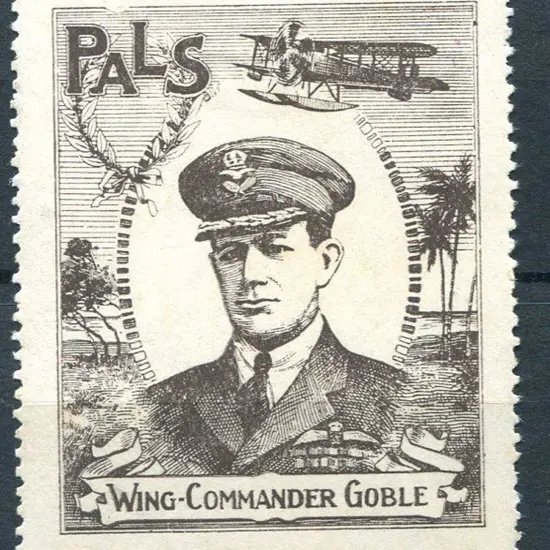1924 Pals Label in chocolate-brown of Wing ...