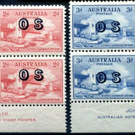 1932 2d & 3d Sydney Harbour Bridge 2 in John Ash ...