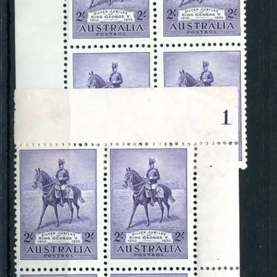 1934 2/- Silver Jubilee in top left & top right ...