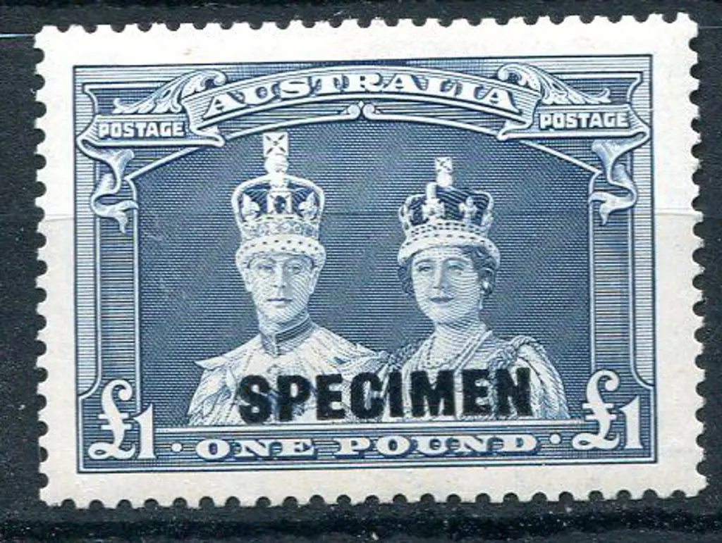 1937/48 £1 Robes on thick paper ovptd "SPECIMEN". ... Image 1++