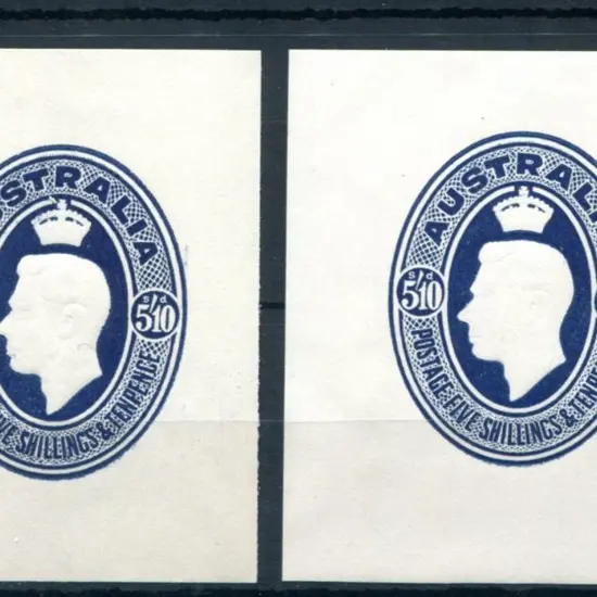 1946 5/10d Food Parcel labels x 2 . Both fine & ...
