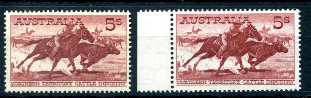 1961/64 5/- Cattle in both cream & white paper. ... Image 1++