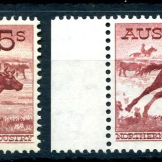 1961/64 5/- Cattle in both cream & white paper. ...