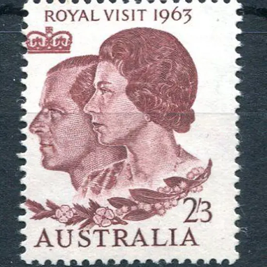 1963 2/3d Royal Visit with misplace perfs 3.5mm to ...