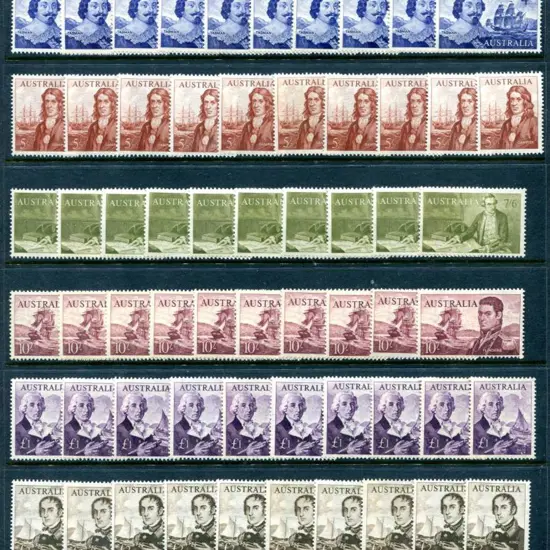1963/65 Navigators set of 6 to £2 x 10 sets. MUH ...