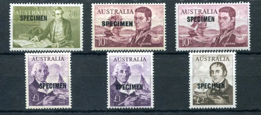 1963/65 Navigators set to £2 ovptd "SPECIMEN" incl ... Image 1++