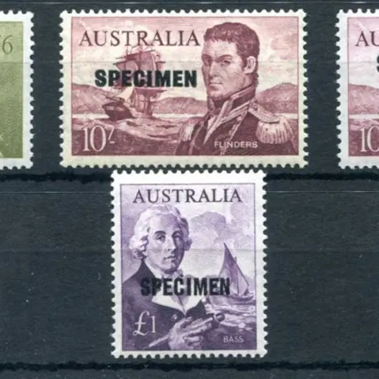 1963/65 Navigators set to £2 ovptd "SPECIMEN" incl ...