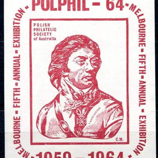 1964 "POLPHIL Fifth Annual Exhibition Melbourne" ...