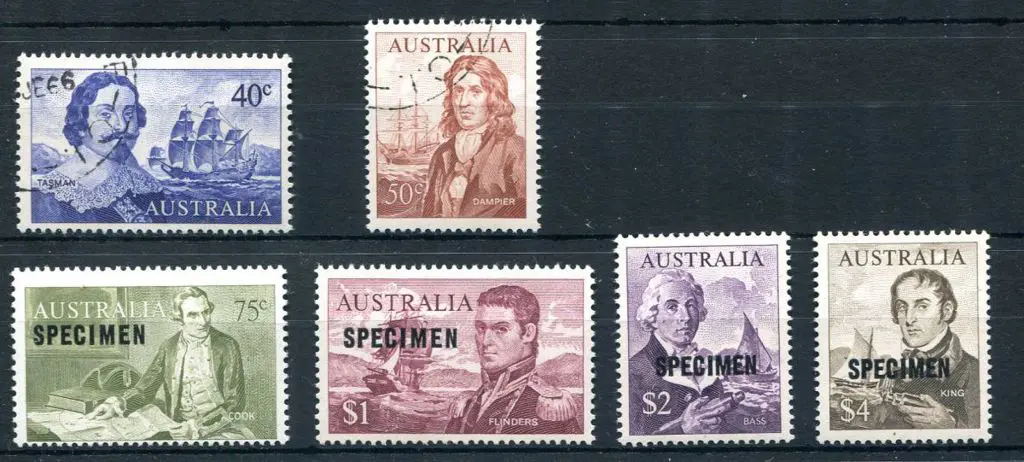 1966 Navigators set of 4 ovptd "SPECIMEN" MUH plus ... Image 1++