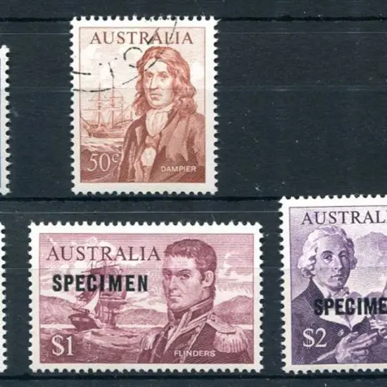 1966 Navigators set of 4 ovptd "SPECIMEN" MUH plus ...