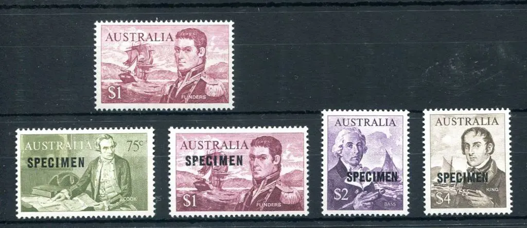 1966 Navigators set of 4 ovptd "SPECIMEN" MVLH ... Image 1++