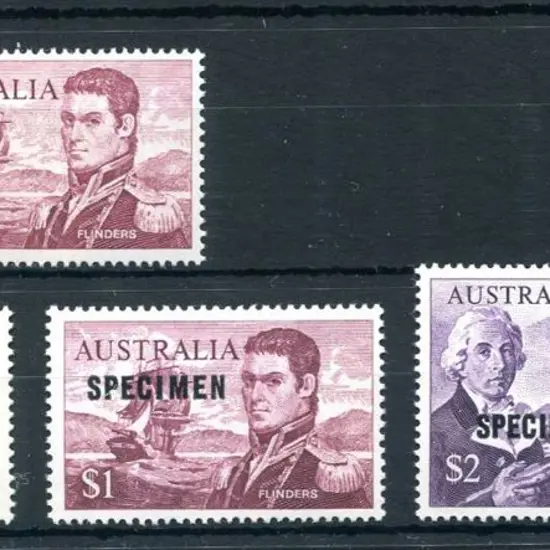1966 Navigators set of 4 ovptd "SPECIMEN" MVLH ...